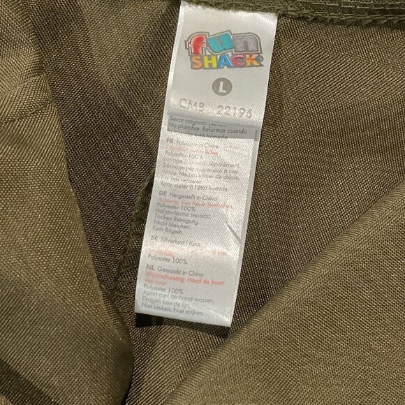 Girls WW-2 Army Girl, Funshack, L, Green, Preloved in Excellent Condition - Picture 5 of 7